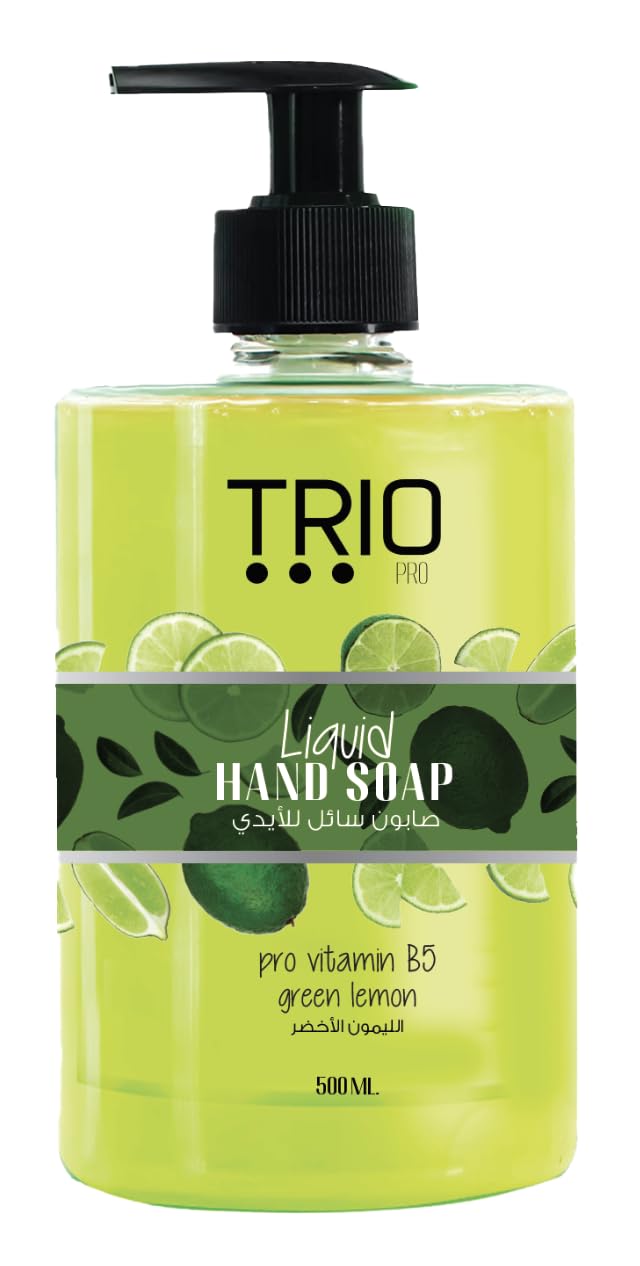صابون سائل لليدين تريو بالليمون الأخضر 500 مل