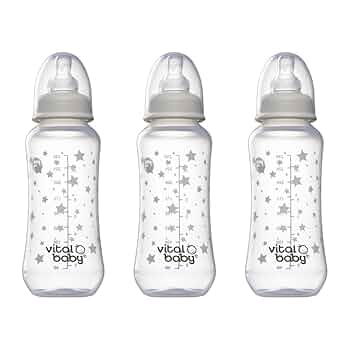 Vital Baby 3Pcs Perfectly Simple-444219 Feeding Bottle 250Ml