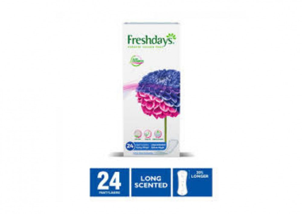 Freshdays Pantyliners Long Scented 24 Pads