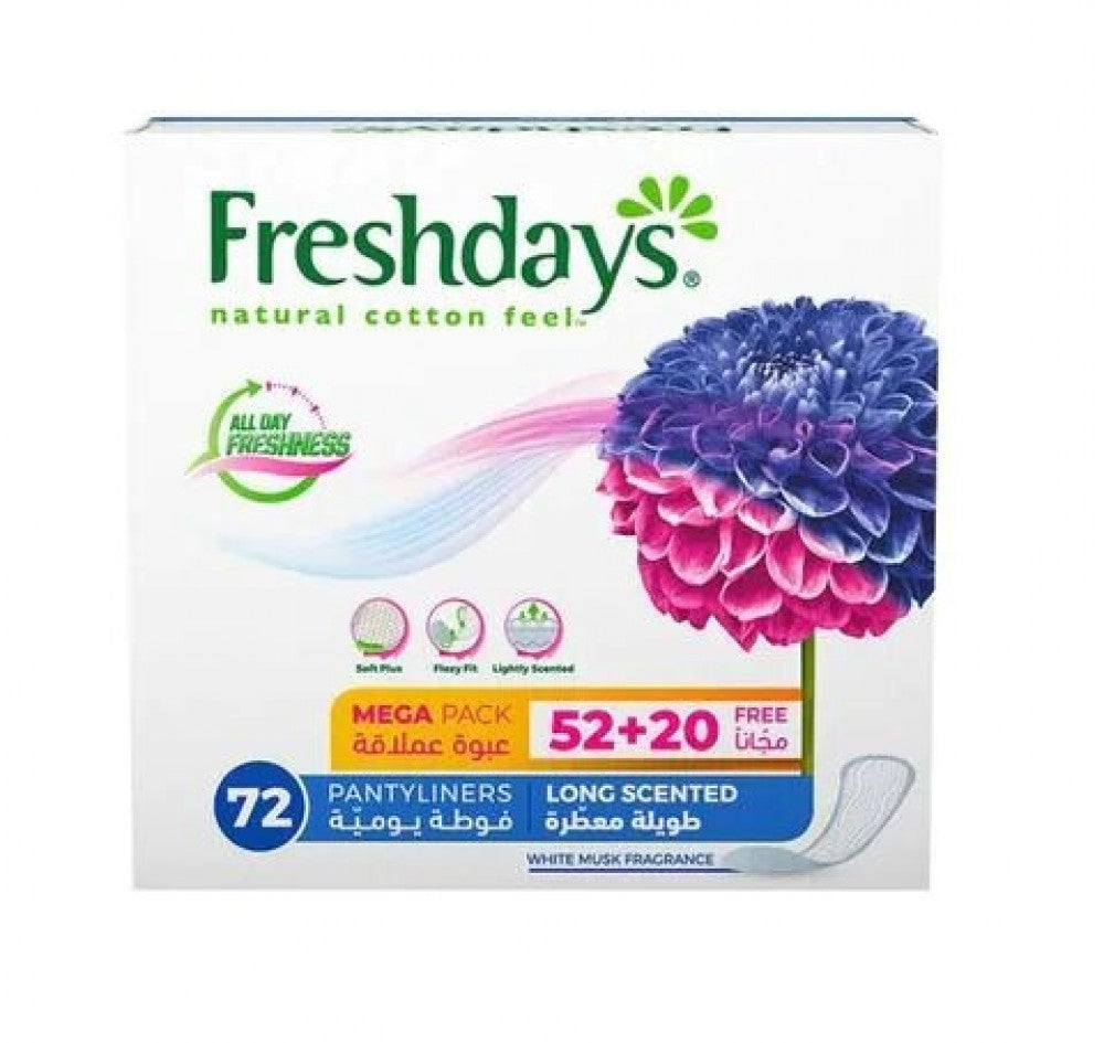 Fresh Days Sensation Mega Paquet Pads 72S