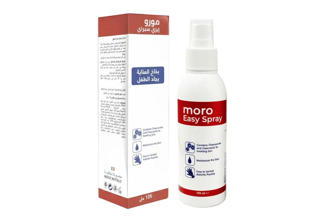 Moro Easy Spray baby skin care spray 125ml for gentle daily baby protection at MALSA
