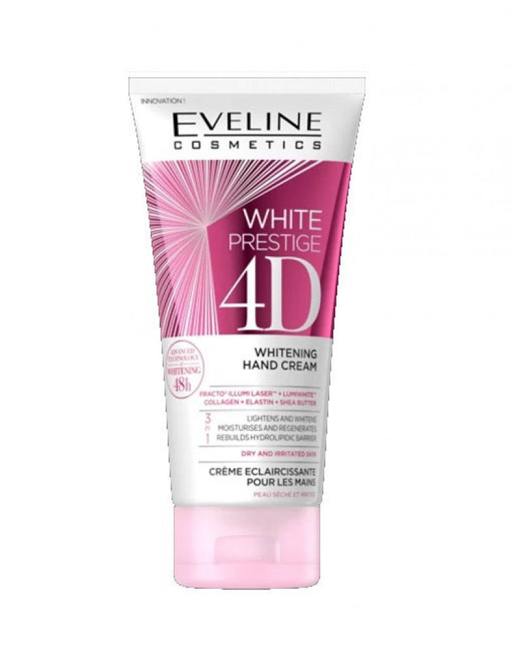 Eveline Hand Cream White Restige 4D Cream 100Ml