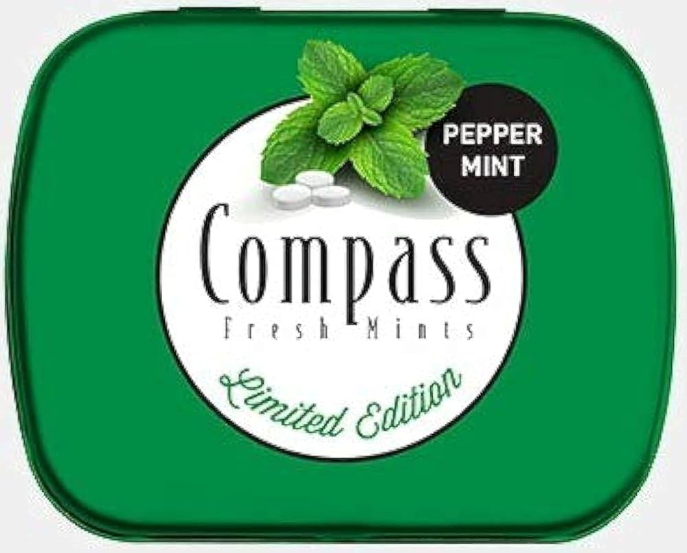 Compass Peppermint Suger Free 50 Pcs 14g