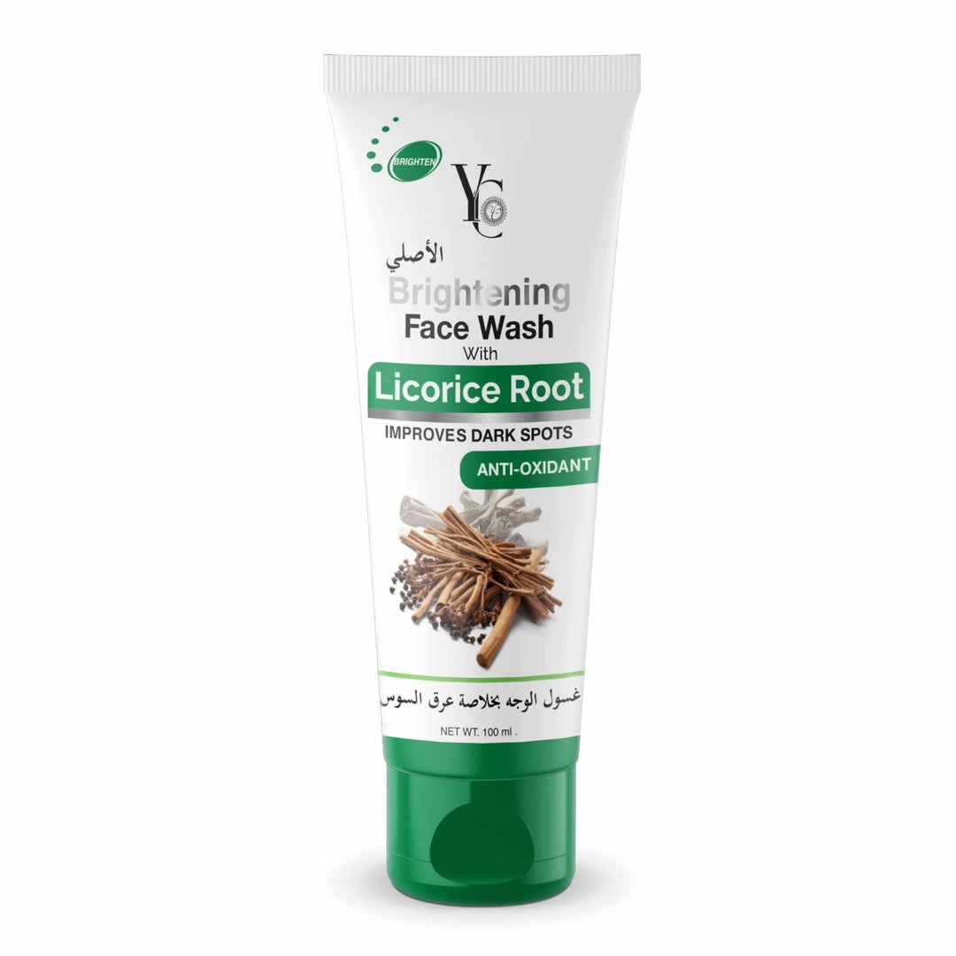 yc face wash with licorice root extract 100-ml
