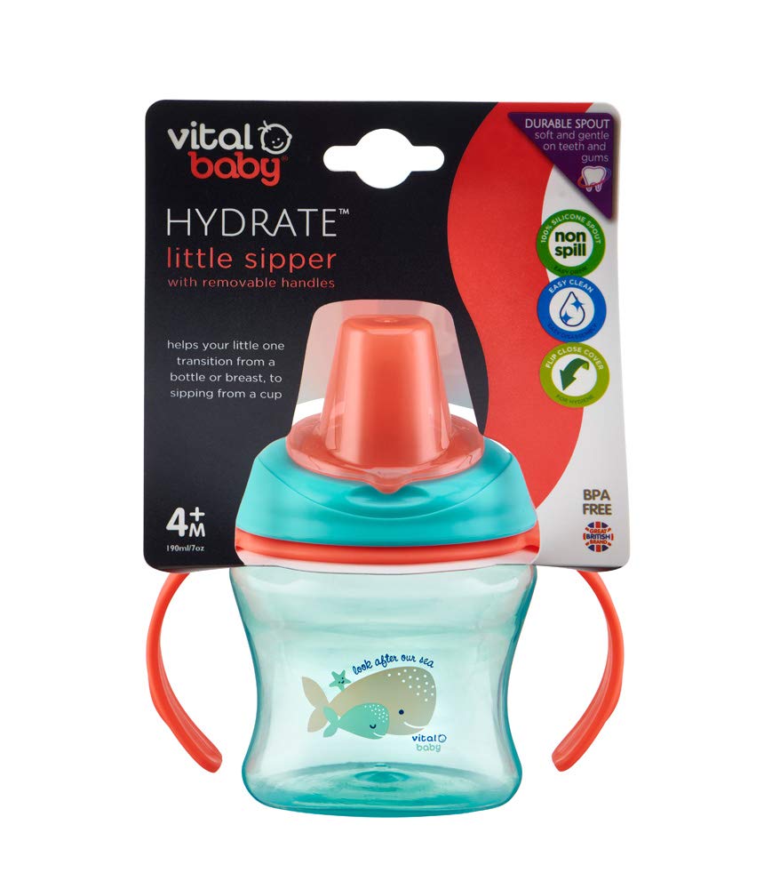 Vital Baby 4+M Little Sipper With Hand -444133 Cup190Ml