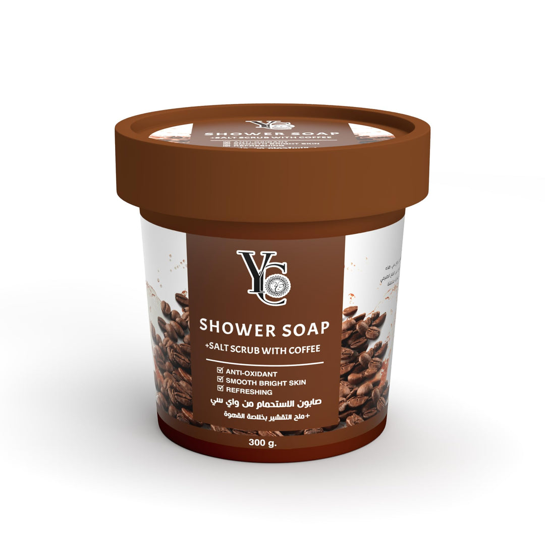 YC shower soap +salt scrub with Coffee  300 g