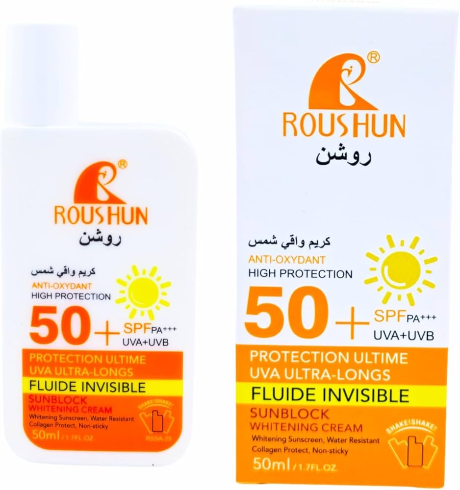 Roushun Anti Oxydant High Protection 50+ Fluide Invisible 50ml