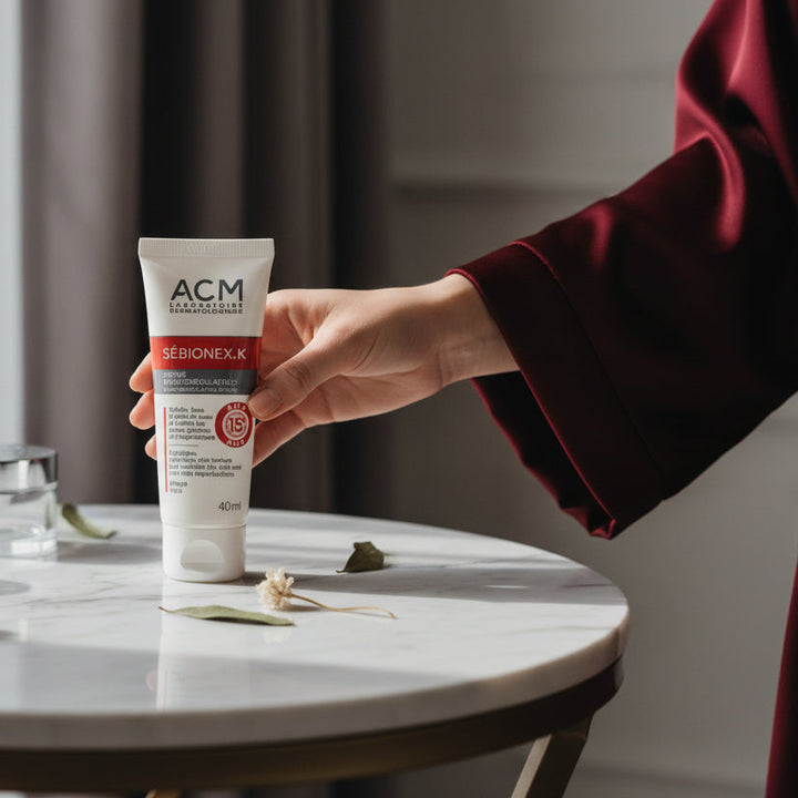 كريم التقشير ACM Sebionex K سعة 40 مل لبشرة أكثر نعومة وعناية يومية بالوجه متوفر لدى ملسا