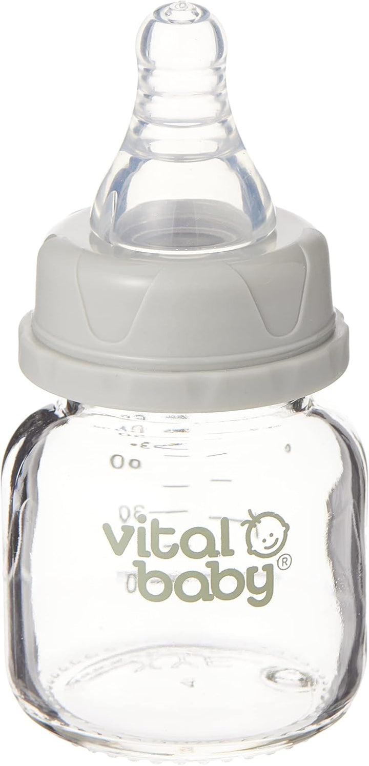 زجاجة رضاعة فيتال بيبي جلاس - 444221 سعة 60 مل