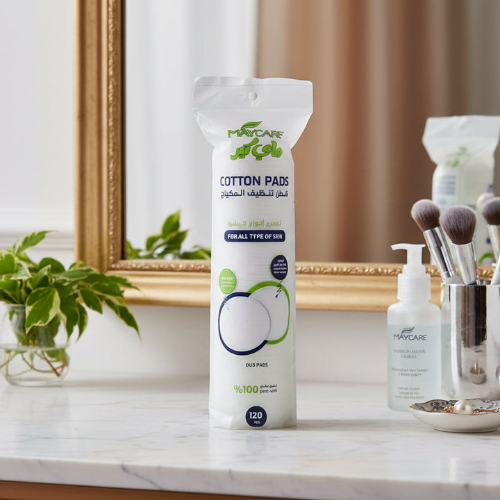 قطن ماي كير للعناية بالمكياج، 120 قطعة 
