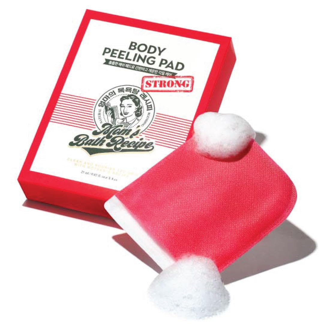 MomS Bath Recipe Body Pelling Pad Red