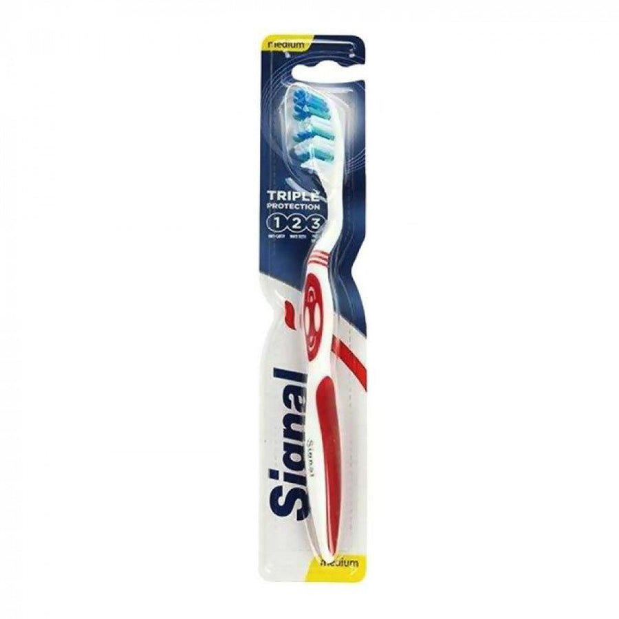 SIGNAL TOOTH BRUSH 1 PCS TRIPLE PROTECTION MEDIUM