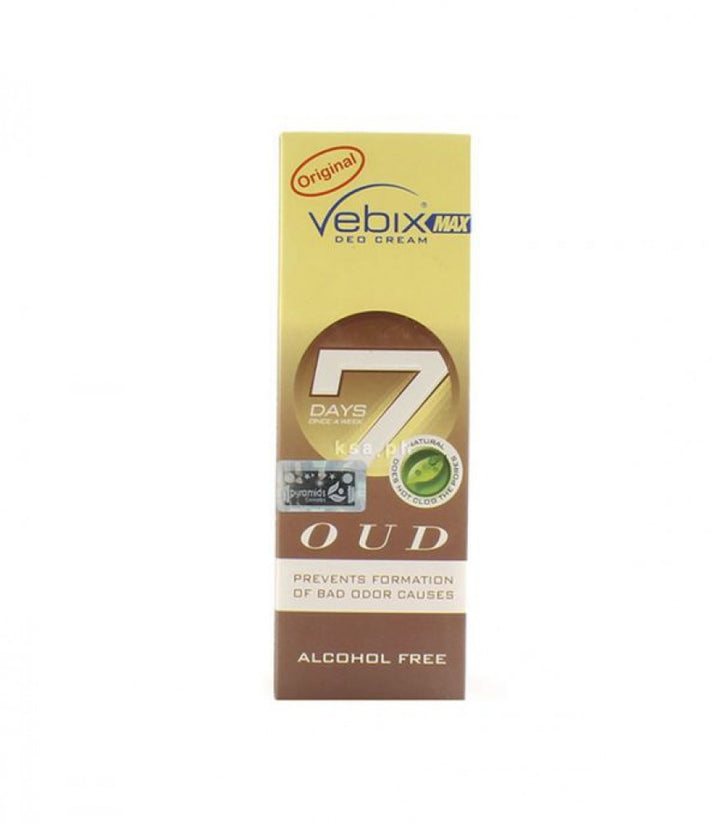 Vebix Deo Oud Deodorant Cream 25Ml