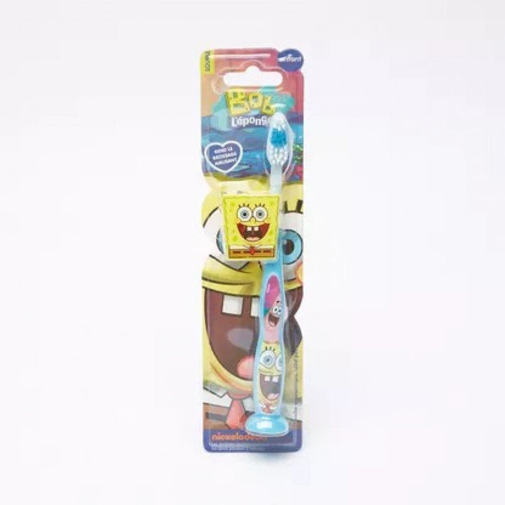 SPONGEBOB SOFT TOOTHBRUSH KIDS WITH COVER & 1 PCS