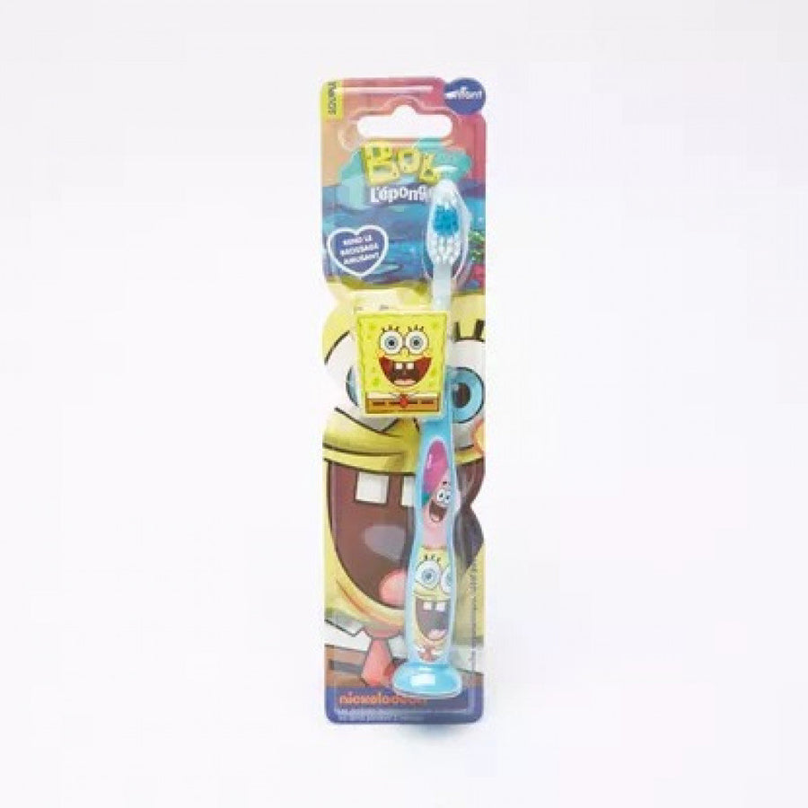 SPONGEBOB SOFT TOOTHBRUSH KIDS WITH COVER & 1 PCS