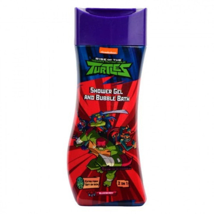 Nickelodeon Ninja Turtles Shower Gel & Bubble Bath BlueBerry - 475 ml