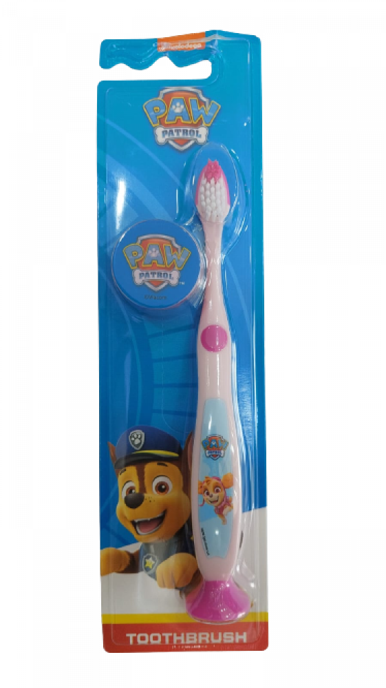 PAW SOFT TOOTHBRUSH FOR KIDS WITH COVER 1 PCS