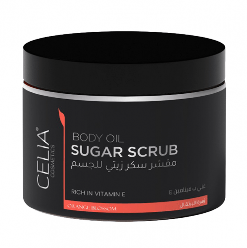 Celia Orange Blossom Body Oil Sugar Scrub 400 G