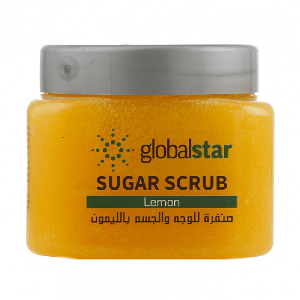 GLOBAL STAR FACE&BODY SUGAR LEMON SCRUB 600ML