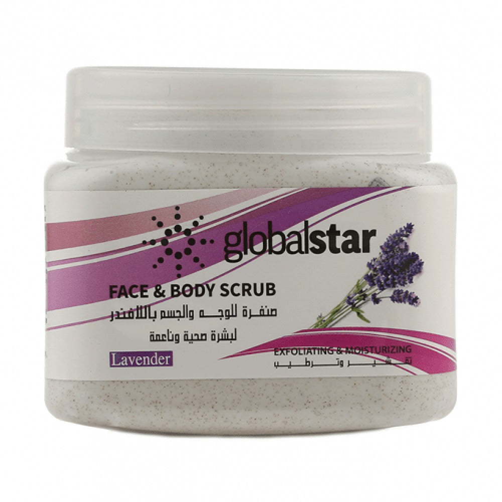 Global Star Face&Body Scrub Lavender 500 Ml