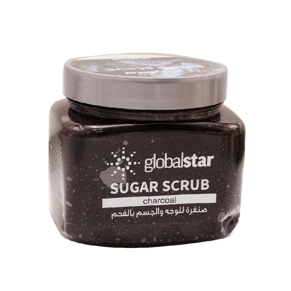 Global StarSugar Scrub Charcoal 600 g