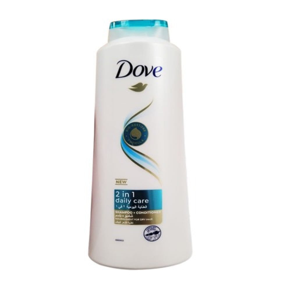 Dove 2In1 Daily Care Shampoo & Conditioner 600Ml
