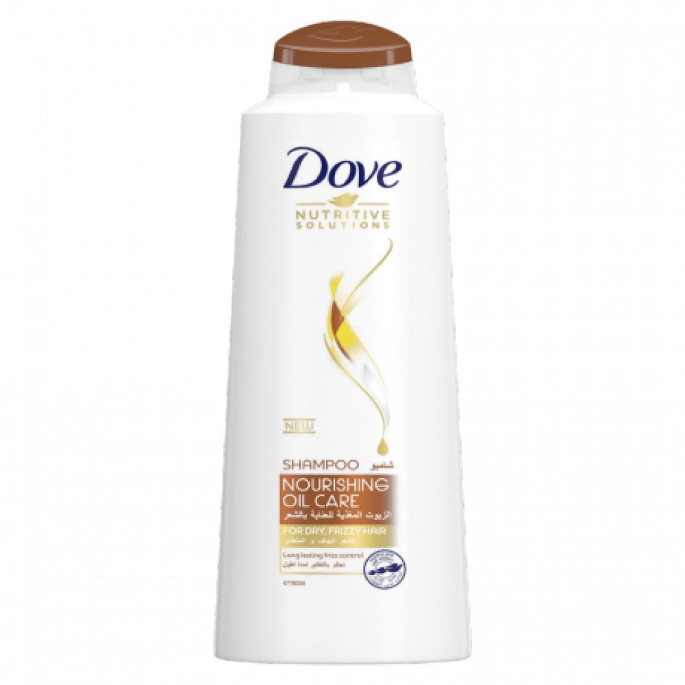 Dove Nourishing Oil Care For Dry Frizzy Hair Shampoo 600Ml