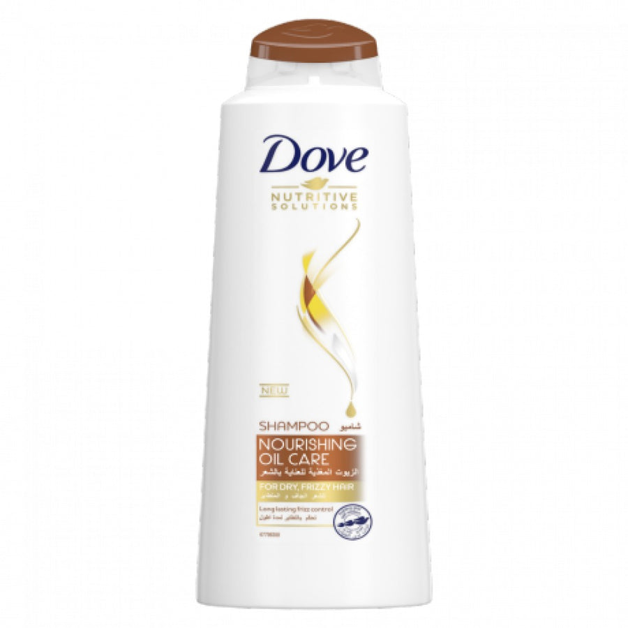 Dove Nourishing Oil Care For Dry Frizzy Hair Shampoo 600Ml