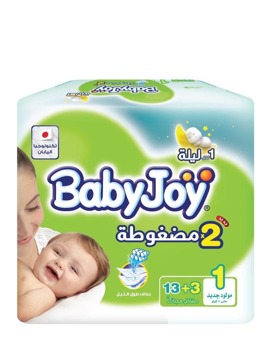 Baby Joy Diapers No 1 Newborn 13+ 3