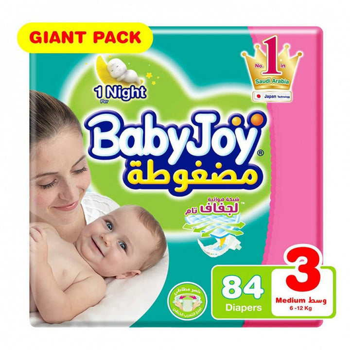 Baby Joy Diapers No3 3*84
