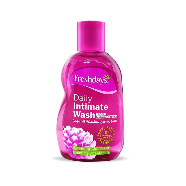 غسول يومي للمناطق الحساسة بخلاصة الصبار والشامواه من فريش دايز، 200 مل