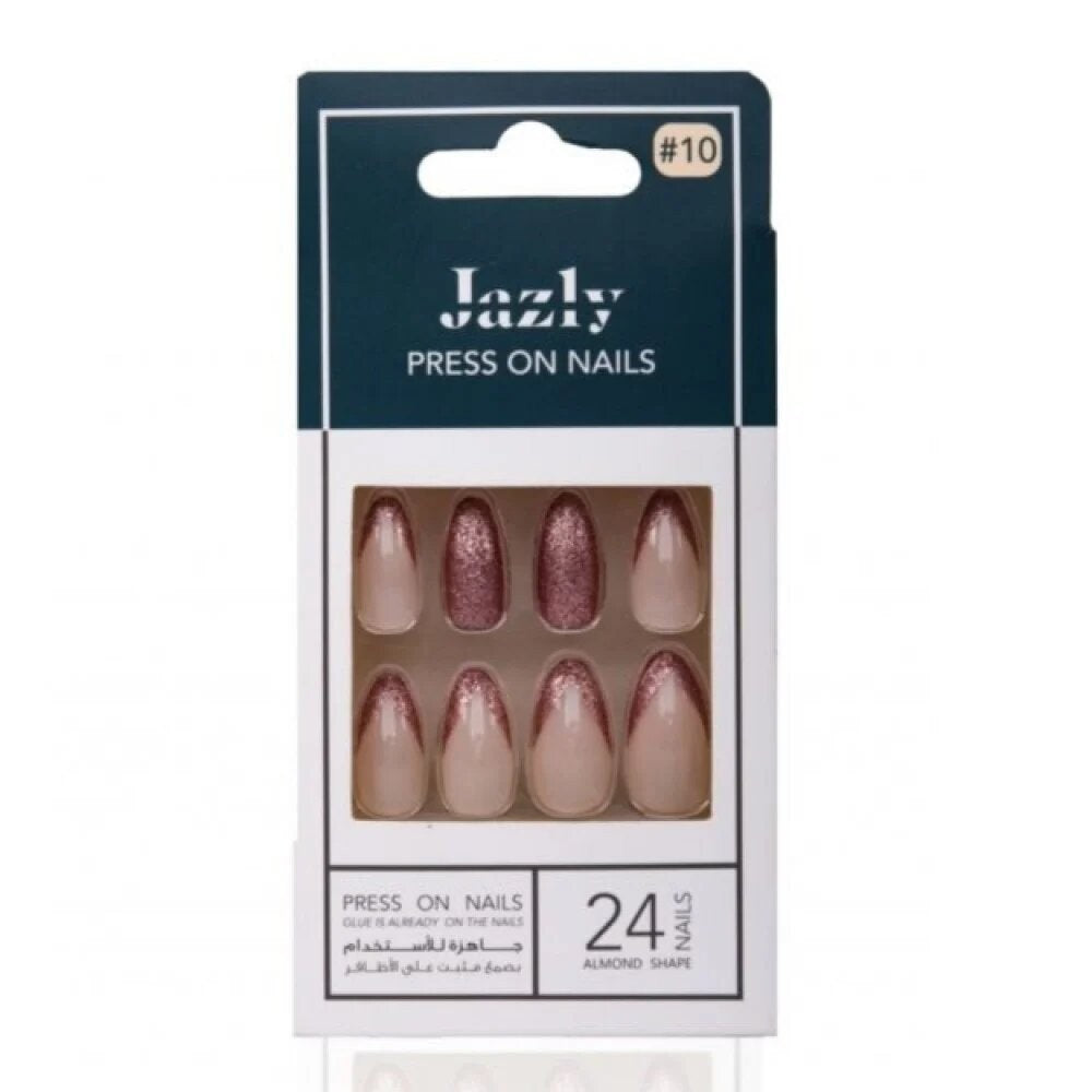 Jazly Nail Glittery Pink #10Ø¢