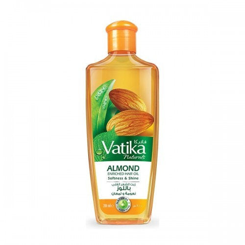 Vatika Almond Enriched Hair Oil Softness & Shine 200 Ml