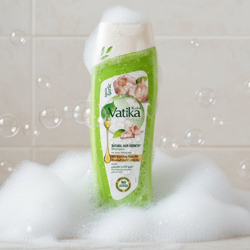 Vatika spanish garlic natural hair growth shampoo 200 ml