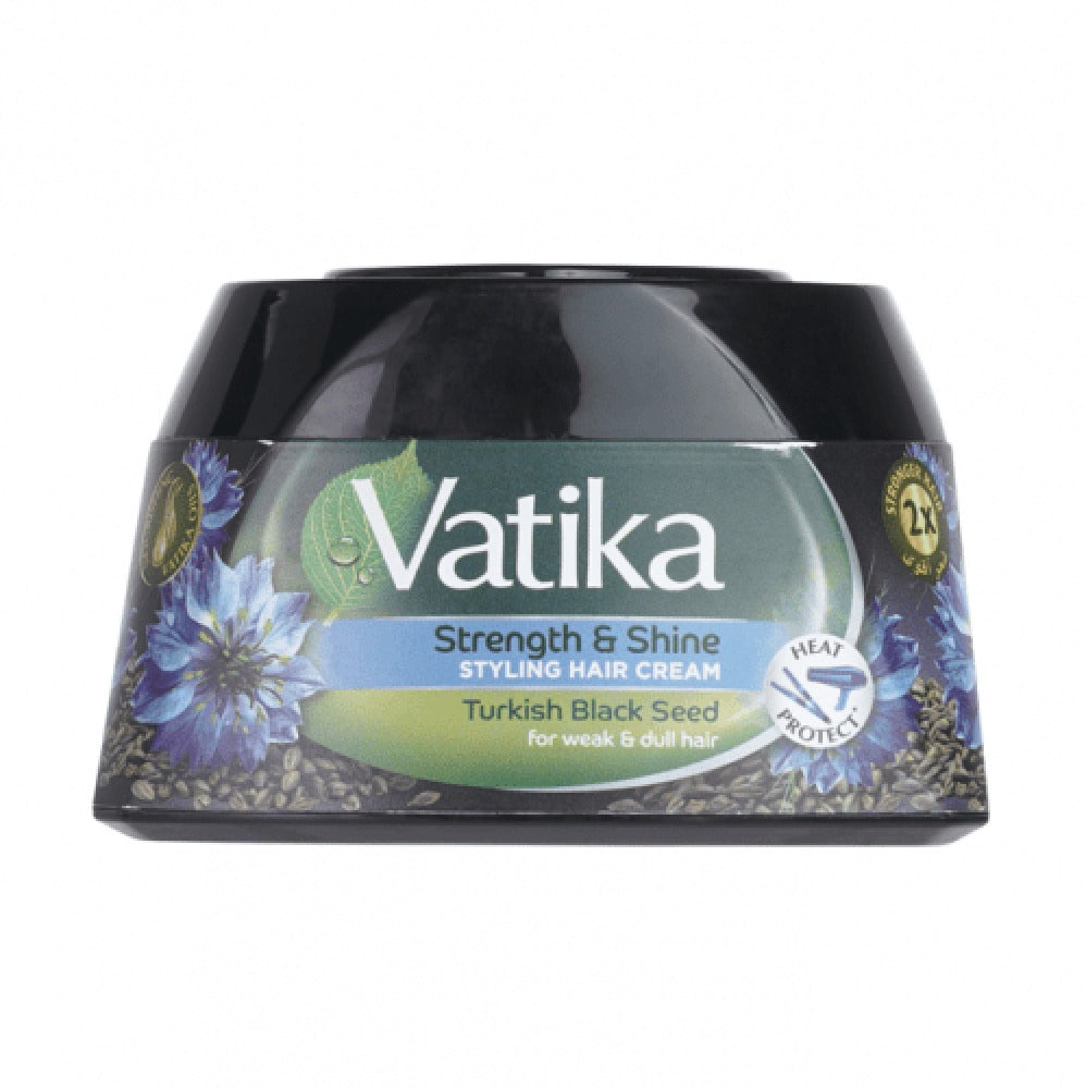 Vatika Strength & Shine Hair Turkish Black See Cream 140Ml
