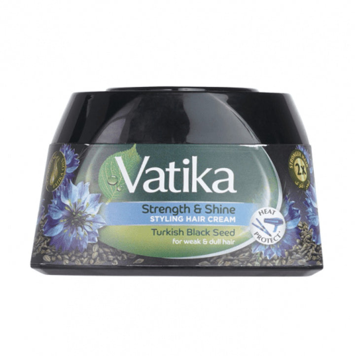 Vatika Strength & Shine Hair Turkish Black See Cream 140Ml