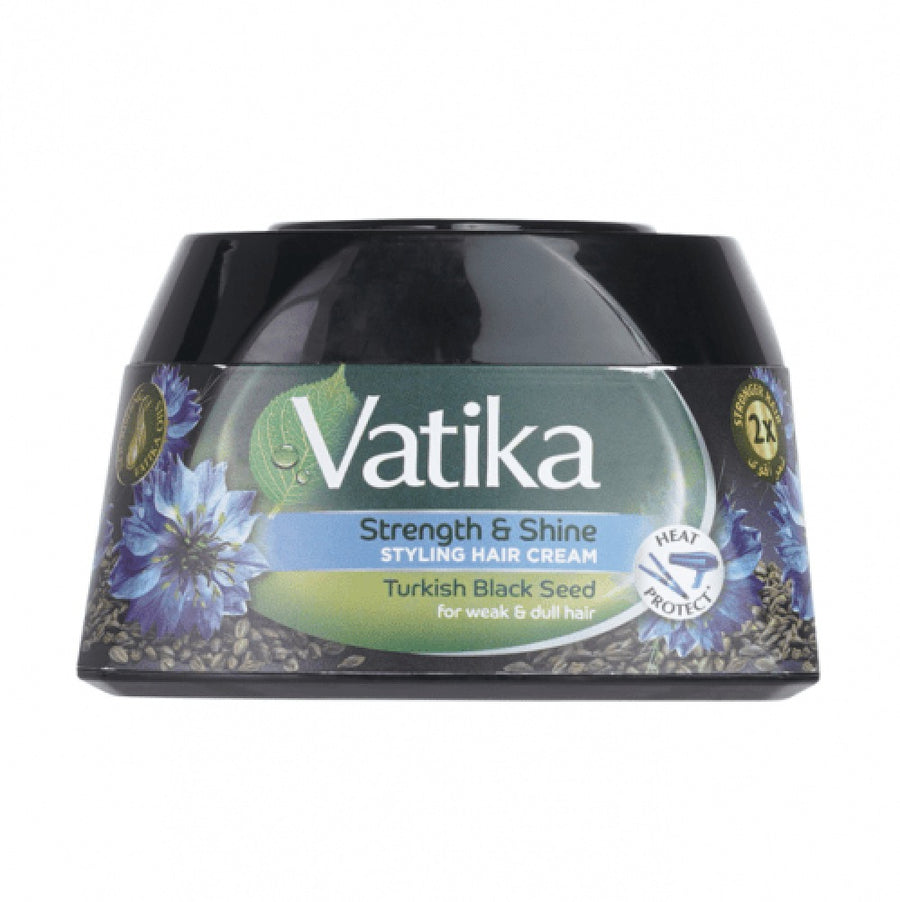 Vatika Strength & Shine Hair Turkish Black See Cream 140Ml