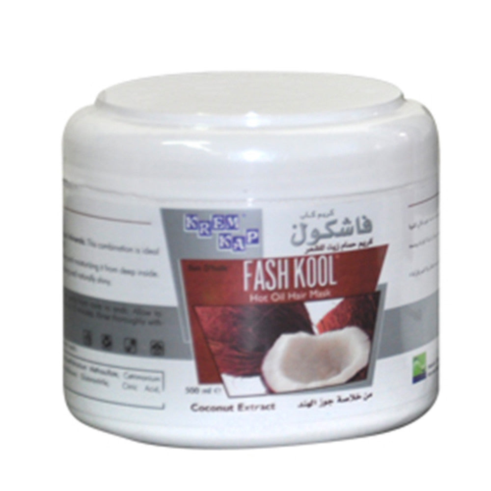 Fash Kool Hot Oil Coconut Extract Cream 500Ml