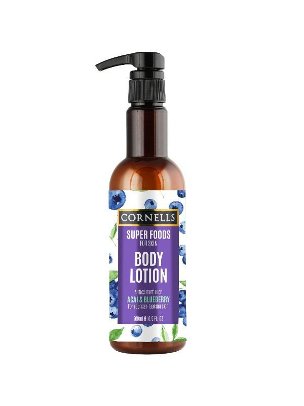 CORNELLS SUPERFOODS BODY LOTION ACAI & BLUEBERRY EXTRACT 500 ML