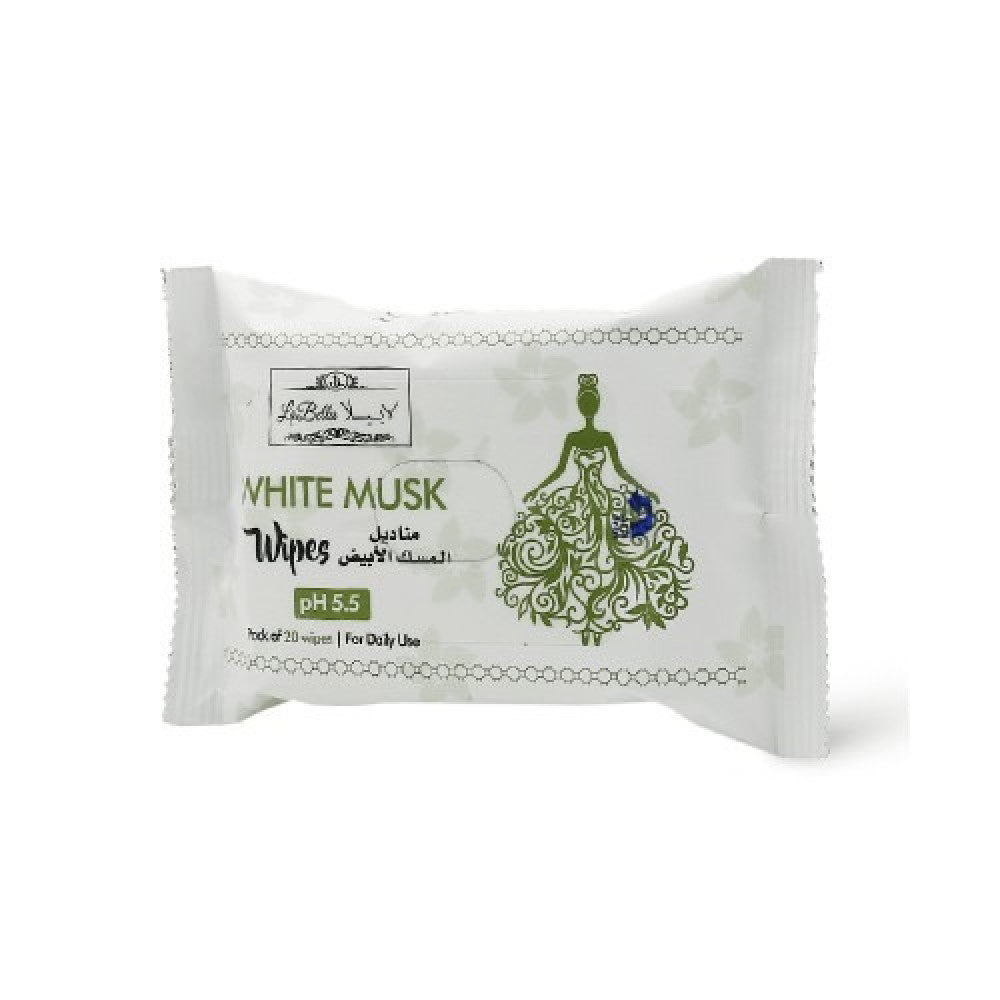 LABELLA WHITE MUSK 20 WIPES