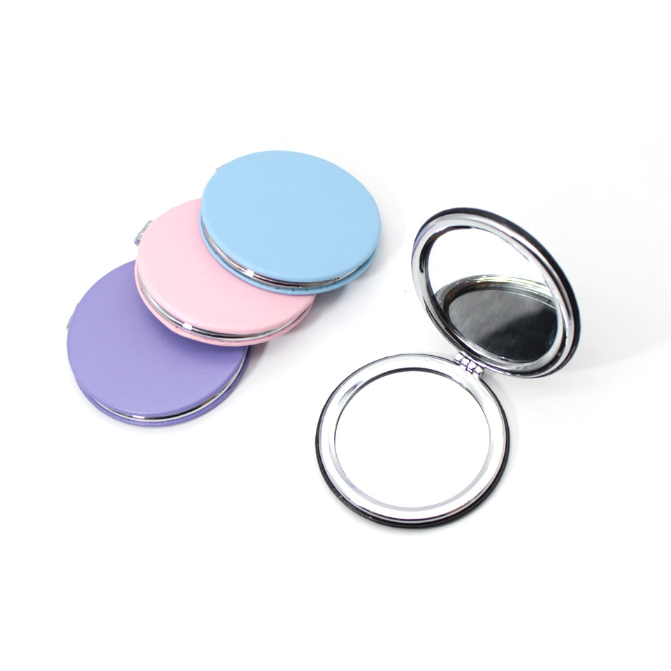 Girls round portable mirror