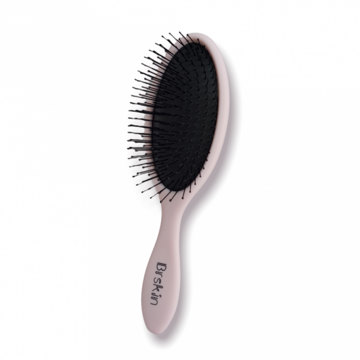 BRSKIN HAIR BRUSH PLASTIC NAYLON HEAD PINK