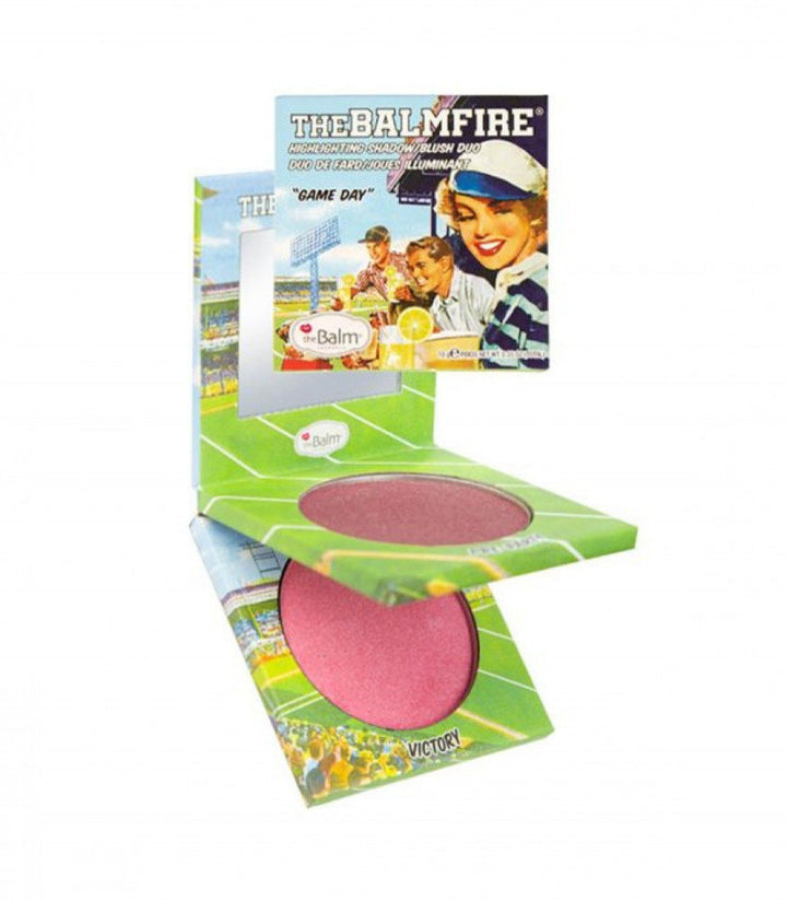 THE BALM FIRE HIGHLIGHTING SHADOW/BLUSH GAME DAY 10G