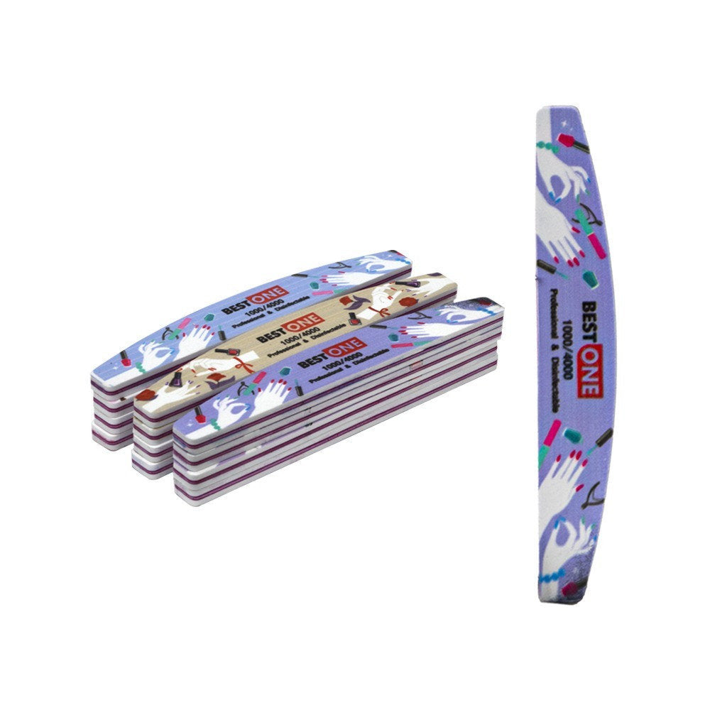 BEST ONE NAIL FILE 12PCS BS1004-2