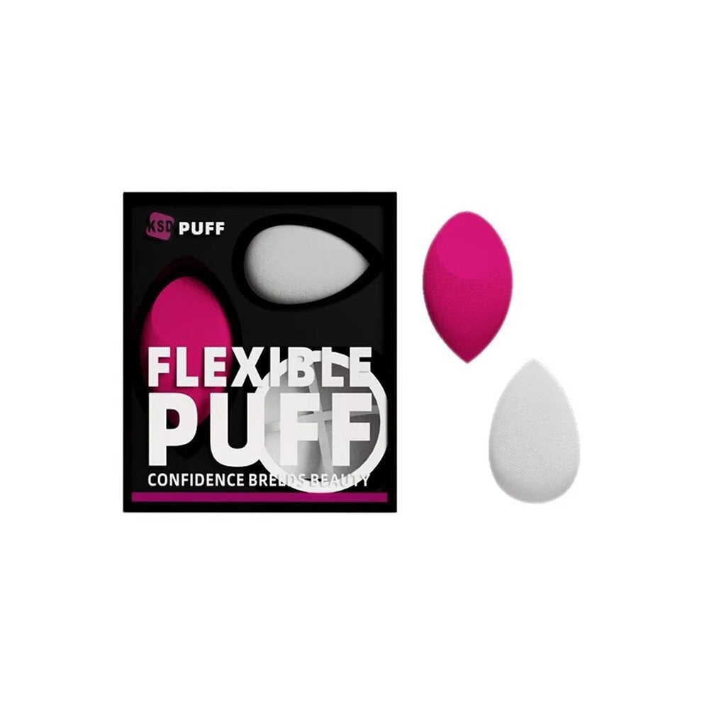 Puff Facial Powder Lets Make Up Green 2Pcs 102