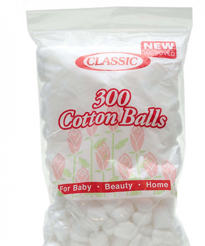 CLASSIC COMETIC PUFFS (COTTON BALLS) 300 PC