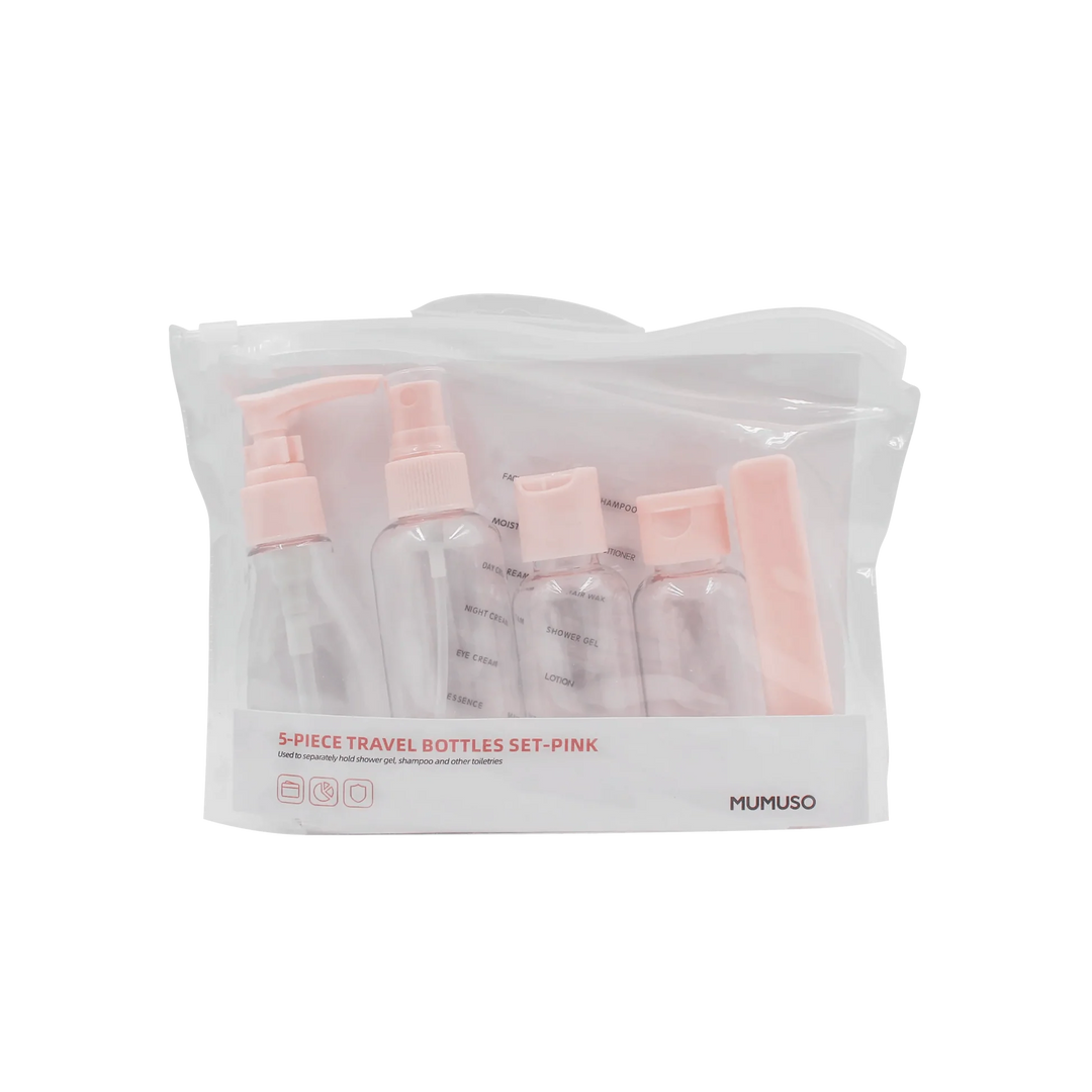 Pink travel and travel box set