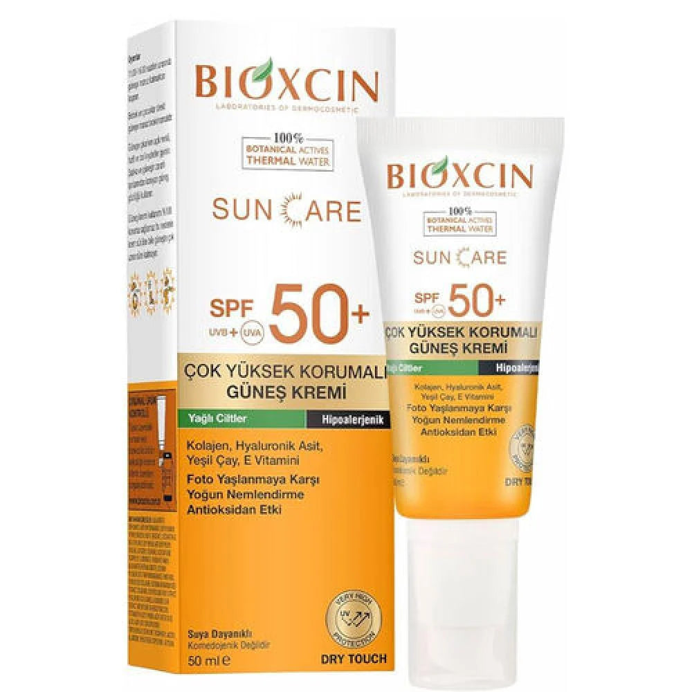 Bioxcin Sun Care Spf 50+ Sun Cream Oily Skin 50 Ml