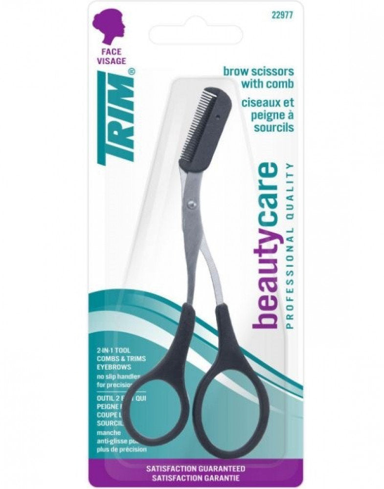 TRIM BROW SCISSORS WITH COMB(22977)