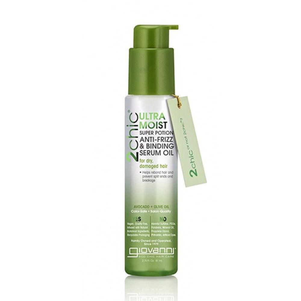Giovanni Ultra Moist Super Anti Frizz Oil Avocado Serum 81Ml